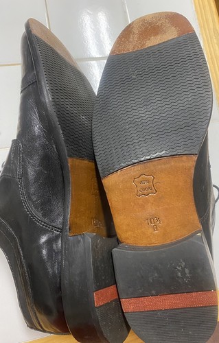 Zapatos de vestir negros Stafford Vero Cuoio para hombre talla 10 1/2 - Imagen 5 de 5