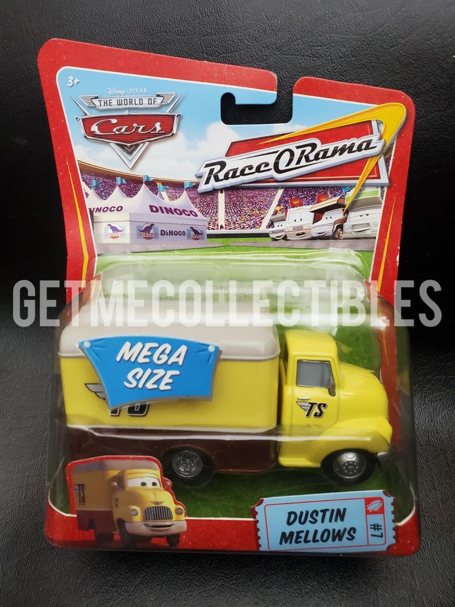 DISNEY PIXAR CARS DUSTIN MELLOWS DELIVERY TRUCK DELUXE ROR SAVE 6
