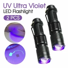 120000lm Super Bright UV Torch Ultra Violet Flashlight Blacklight Light Lamp LED
