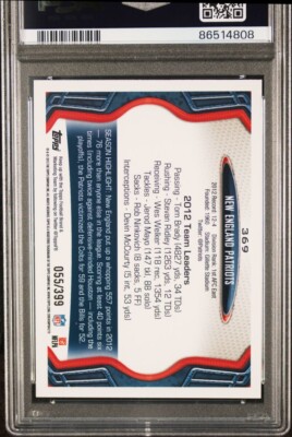 2013 Topps - Tom Brady #100 Pink BCA Border /399 for sale online