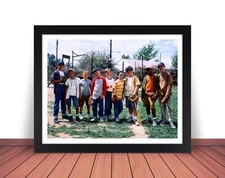 Framed The SANDLOT Cast Photo Picture 1993 BASEBALL MOVIE - 8x10 or 11x14 (W1)