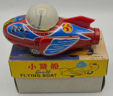 SMALL FLYING BOAT TIN FRICTION SPACESHIP MADE IN CHINA