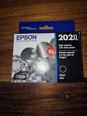 Epson 202XL Ink Cartridge Black T202XL120 Claria Expression Workforce 1 Pack
