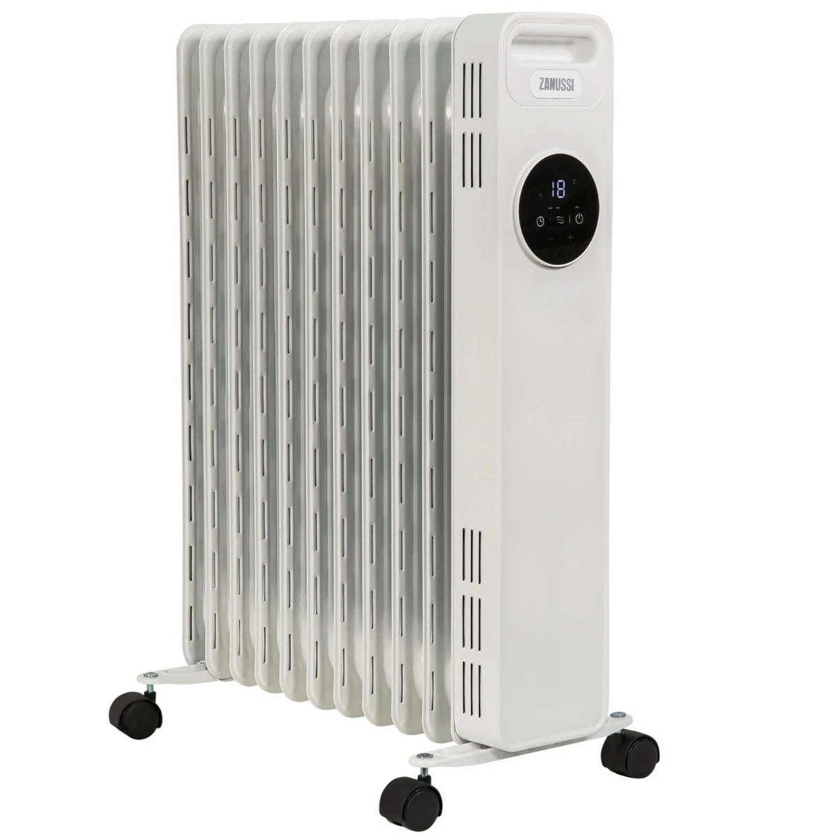 Zanussi Electric Heater 2300W 11 Fin Oil Filled Radiator u0026amp; Remote White  ZOFR5005 5060440049774 | eBay