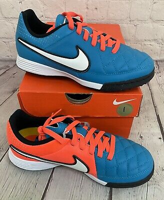 Nike JR Tiempo Genio Leather TF Soccer Cleats Colors Nike JR Tiempo Genio Leather TF Soccer Cleats Colors