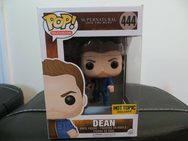 FUNKO POP SUPERNATURAL DEAN #444 HOT TOPIC EXCLUSIVE + CROWLEY #200 (SHELF WEAR) | eBay