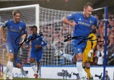 Fernando Torres and John Terry Chelsea Signed photo REDUCED