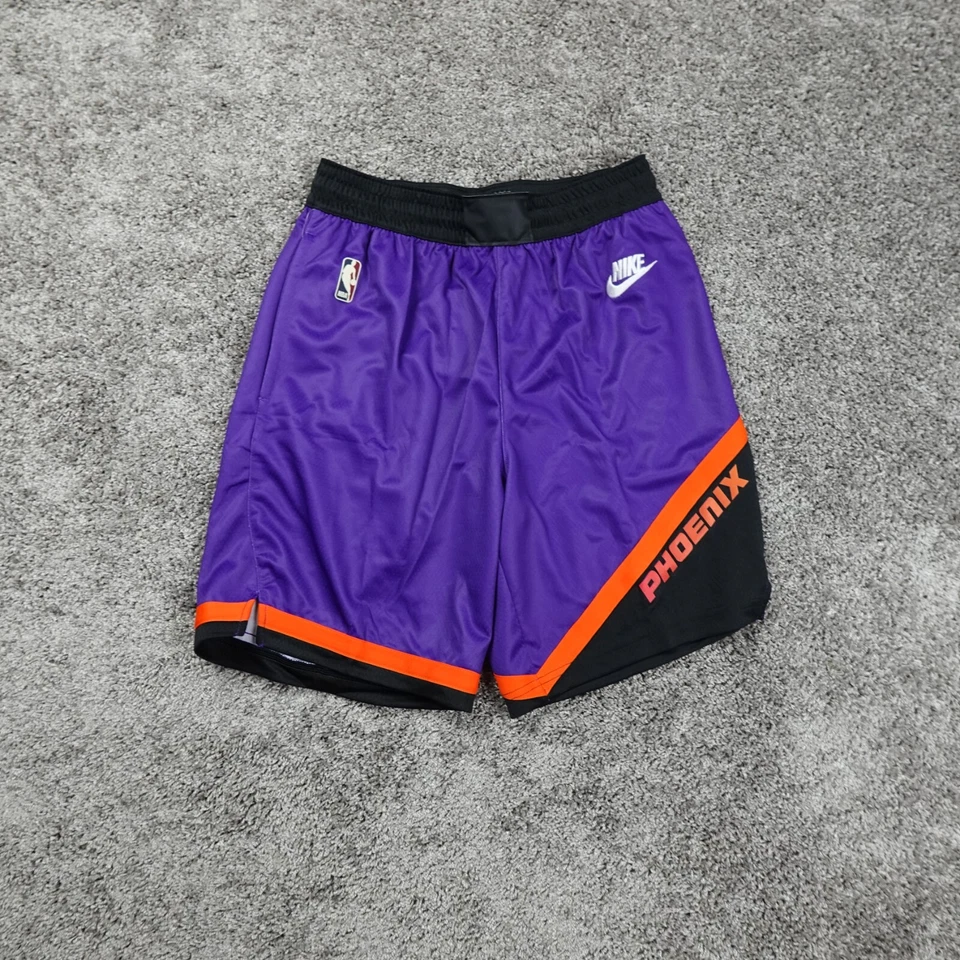Phoenix Suns Basketball Shorts Mens Medium Nike Dri Fit 90s Sunburst NBA Barkley - Image 3 of 4