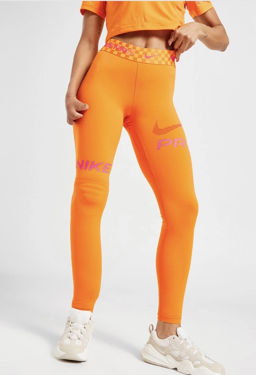 Nike store leggings orange
