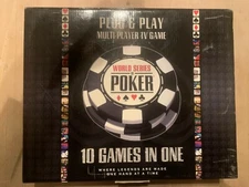 TV Plug & Play Casino Multi-Player 10 Games-in-one WSOP World Series of Poker