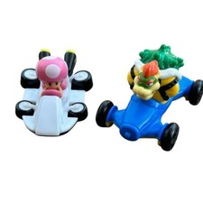 2022 McDonald's Mario Kart Toys - Bowser  Toad Figures cake toppers