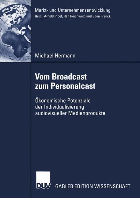 Vom Broadcast Zum Personalcast | Buch | 9783824475919