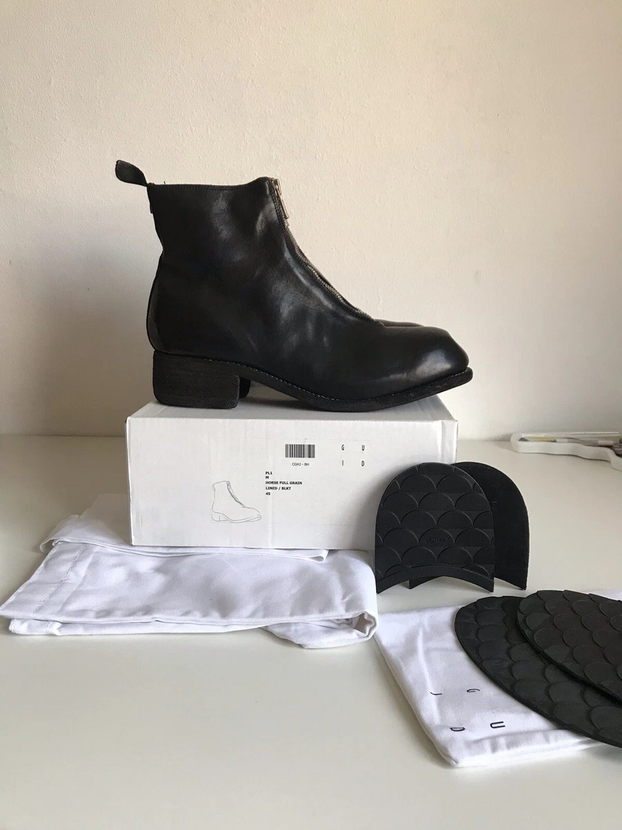 Guidi PL1 Front Zip Boots Black Size 45