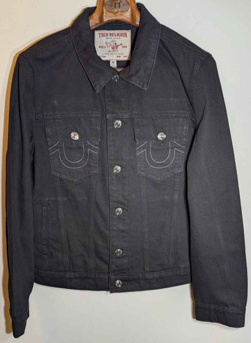 true religion jeans denim jacket products for sale | eBay