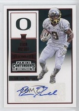 2016 Contenders Draft Picks College Ticket Red Foil Byron Marshall #156 Auto 1s8