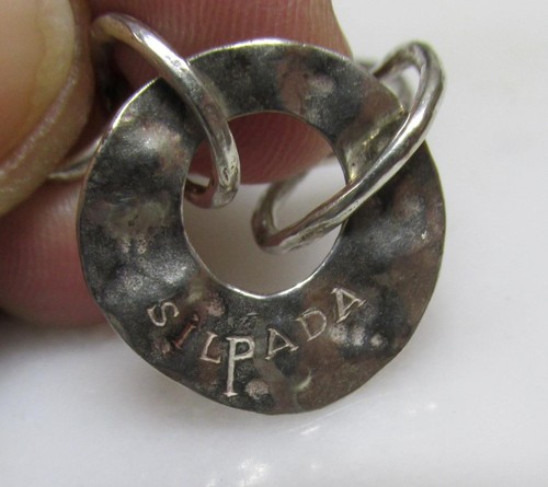 Retired SILPADA Sterling Silver Round Link Bracelet ~ 7-1/2" ~ 13.4g ~ 8-D705 - Picture 5 of 6