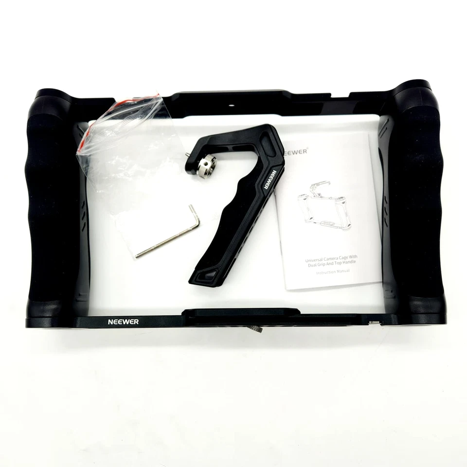 NEEWER Universal Camera Cage with ARRI Handle – Arca Base, CA016T Rig Kit - Image 3 of 4