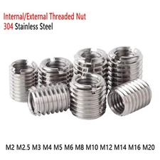 Threaded Reducers/Self tapping Thread Repair Inserts Nuts M2 M2.5 M3 M4 M5 - M12