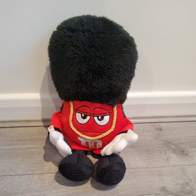 16 Zoll M&M's Guardsman Queens Guard London Beefeater rot M&Ms Plüschtier Kuscheltier sehr guter Zustand