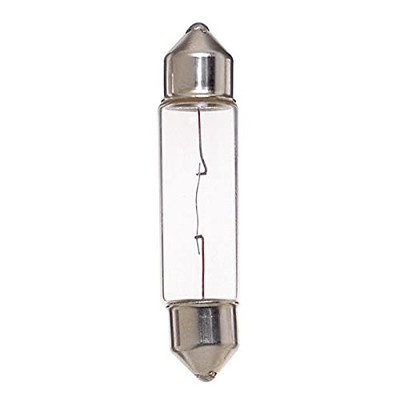 Satco S6985 5W 12V T3.25 Clear SV8.5-8 Festoon Xenon Miniatures Lamps 