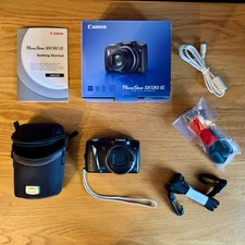 Canon Digital Camera SX130 IS boxed with original accessories and case