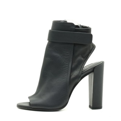Vince Damen High-Heel EU 37 Offene Stiefelette Schwarz Kollektion