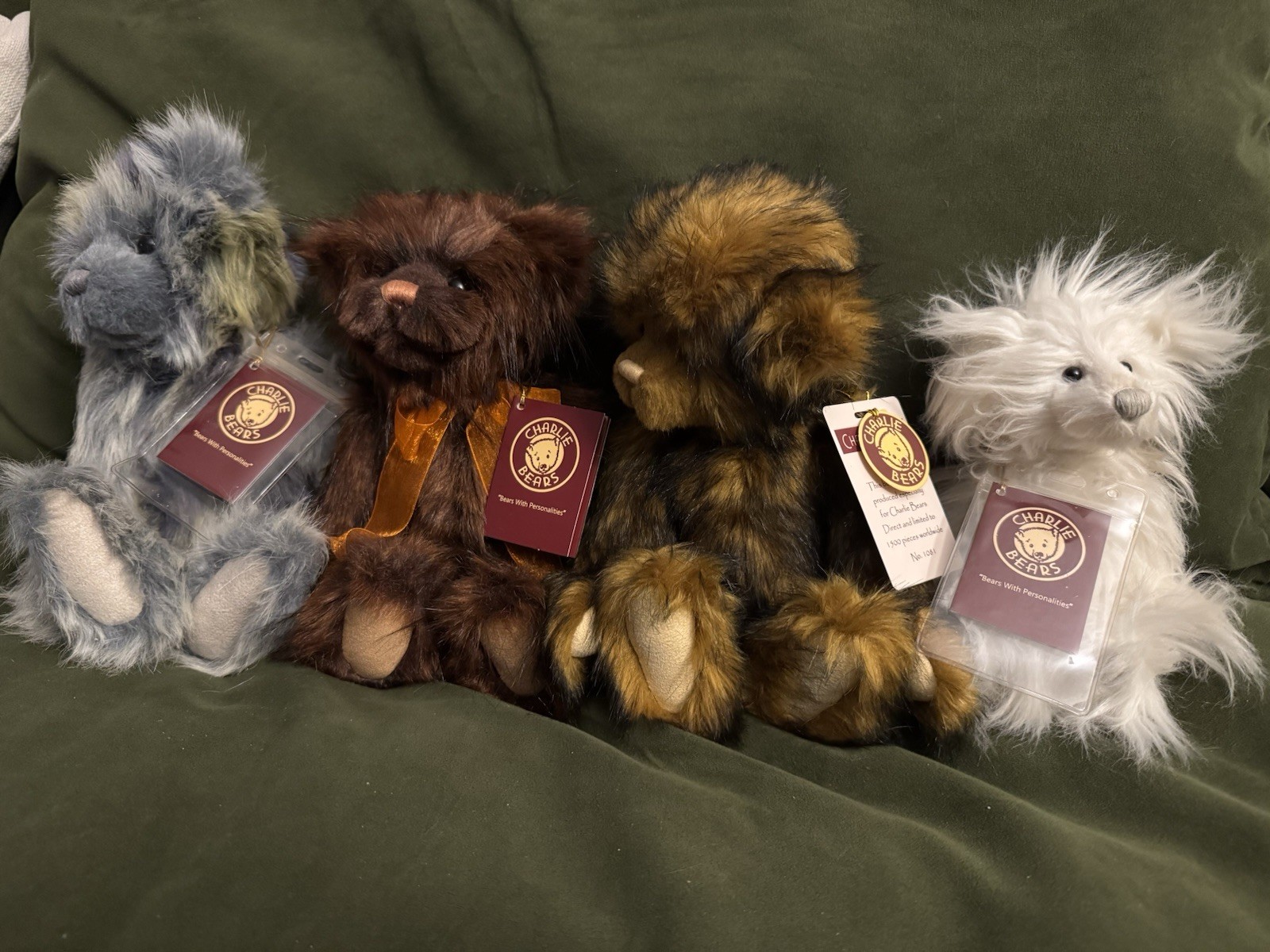 Lot of 4 Charlie Bears With Tags