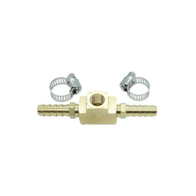 #ad Brass Fuel Line Pressure Tee Adapter 5 16quot; Hose Barb to 1 Fuel Line Adapter $28.99
