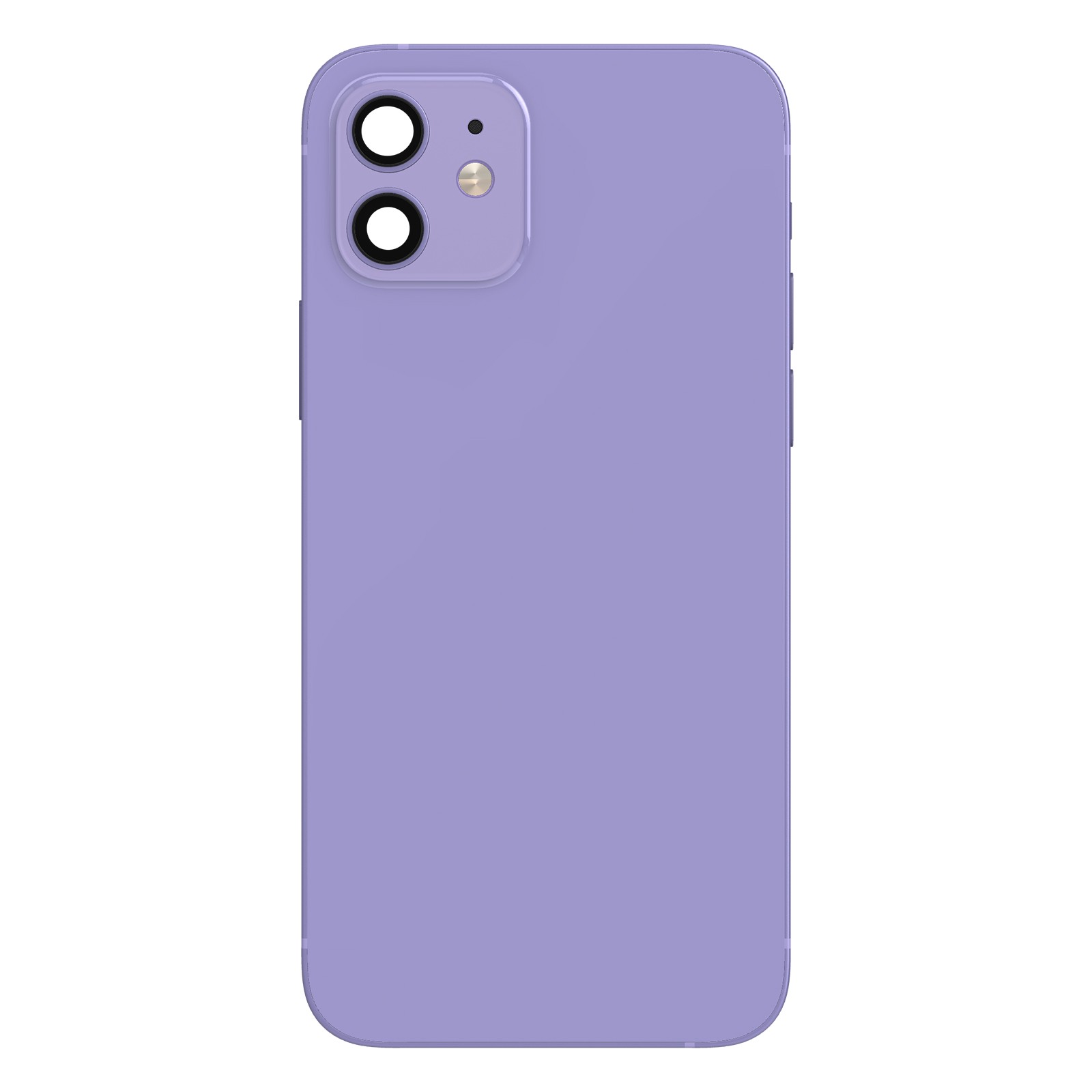 Cadre et cache batterie pour iPhone 12 complet couleur lavande Clappio
