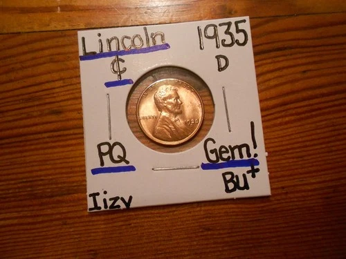 1935D Lincoln Cent Gem BU+ BLAZER!!! PQ!!! NICE!!!!!!