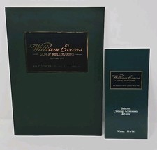 William Evans Gun & Rifle Makers Catalog Price List & Accessories Brochure 1990s