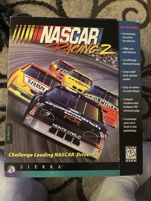 NASCAR Racing 2 PC Win 95 MS Dos Sierra 1996 Vintage