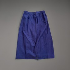 Pendleton 100 Virgin Wool Skirt Size 8 Made in USA Blue Dry Clean Only