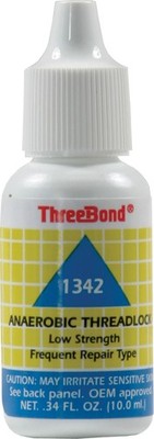 ThreeBond 1342 Low Strength Threadlocker 10ml Removable Blue 1342AT002