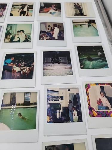 80 Pc Estate Lot Vtg Polaroid Pictures Photo African American Family 80s 90s Y2K - Imagen 9 de 19