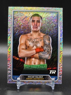 2024 Topps Chrome Oscar Valdez #4 Shimmer Refractor