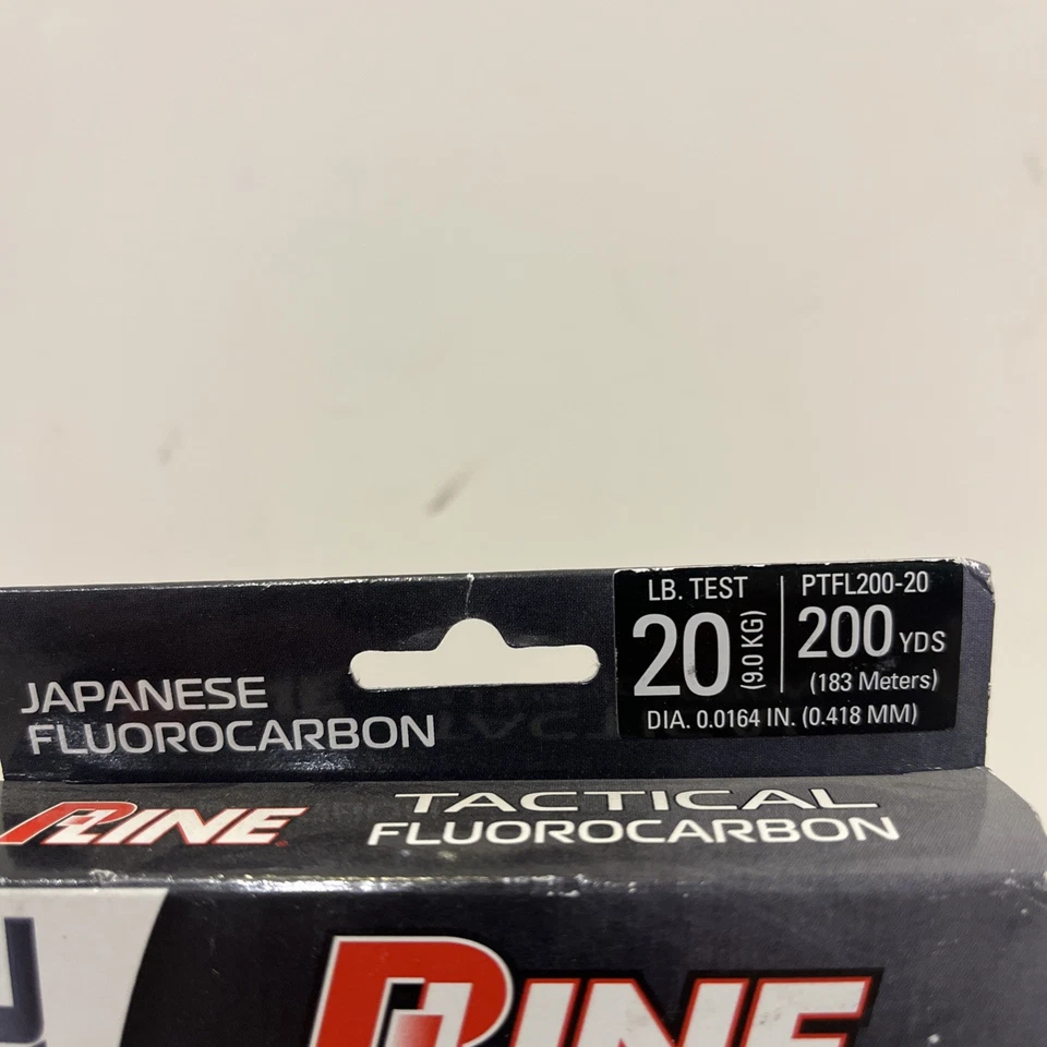 Línea de pesca P-Line Tactical 100 % fluorocarbono 20 lb, 200 yardas Japón fluorocarbono Foto 2 de 3