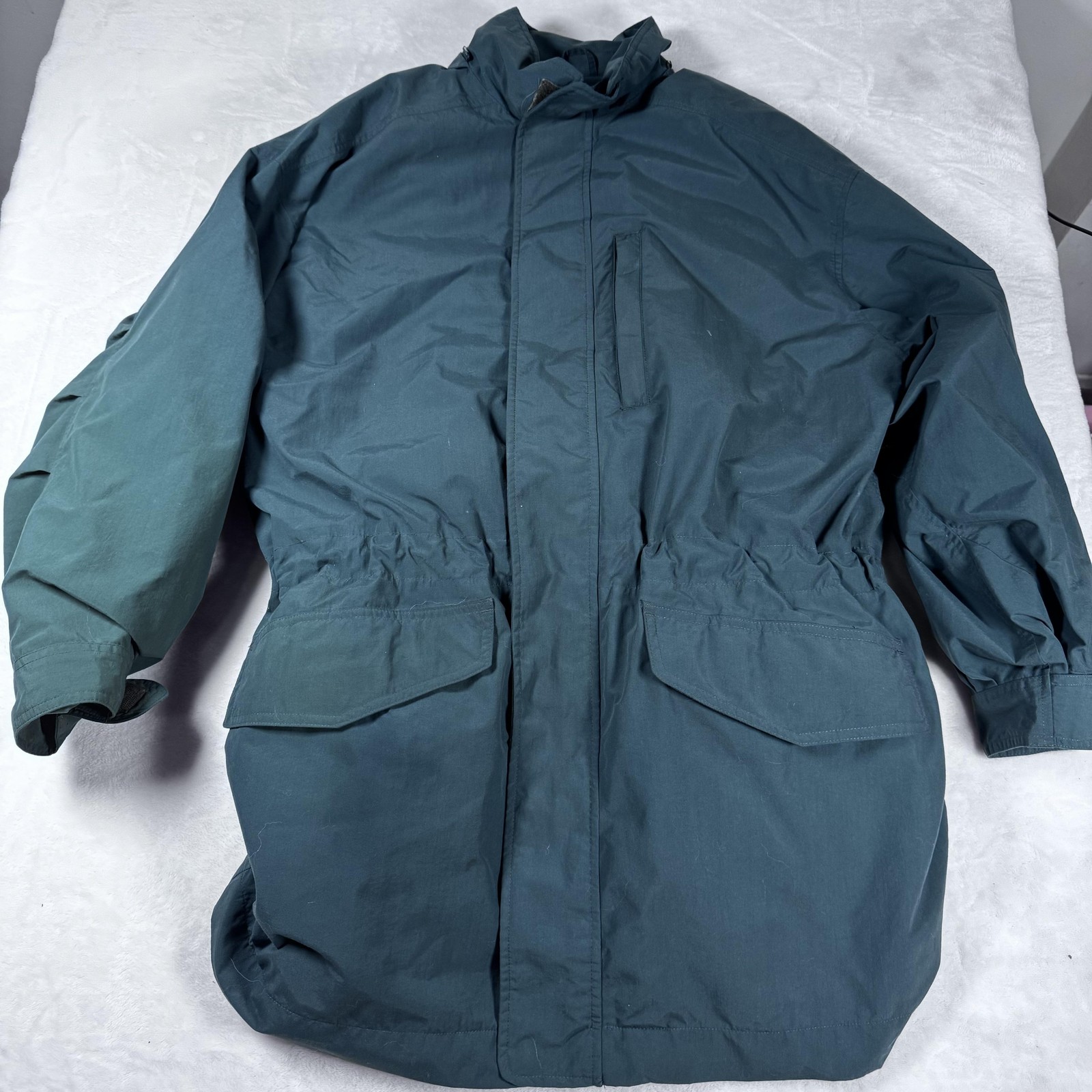 Eddie Bauer Jacket Mens Small Sympatex Goose Down Parka Waterproof Coat