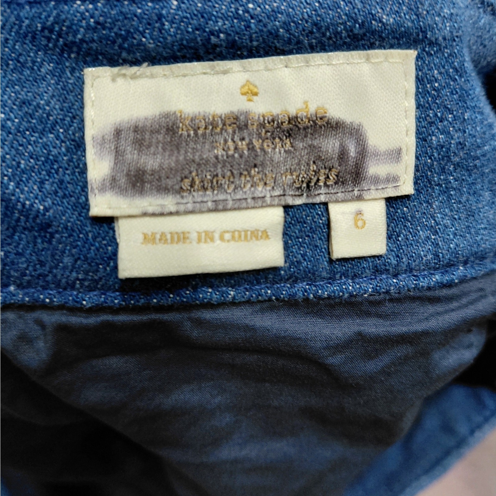 Kate Spade Womens Skirt Size 6 Blue Tweed Preppy Chic Parisian Quiet Luxury  thumbnail 6