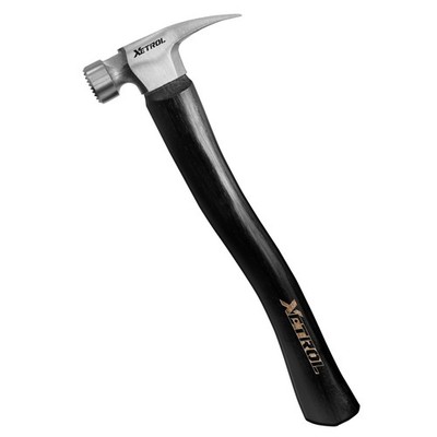 California Hammer 16 oz, Rip Claw, Milled Face, Hickory Wood Handle, Curved H...