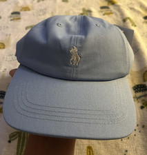 Polo Ralph Lauren Men’s Blue Cotton Twill Baseball Cap One Size Adjustable