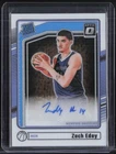 2024 Panini Donruss Optic #319 Zach Edey Auto Autograph RC Rookie