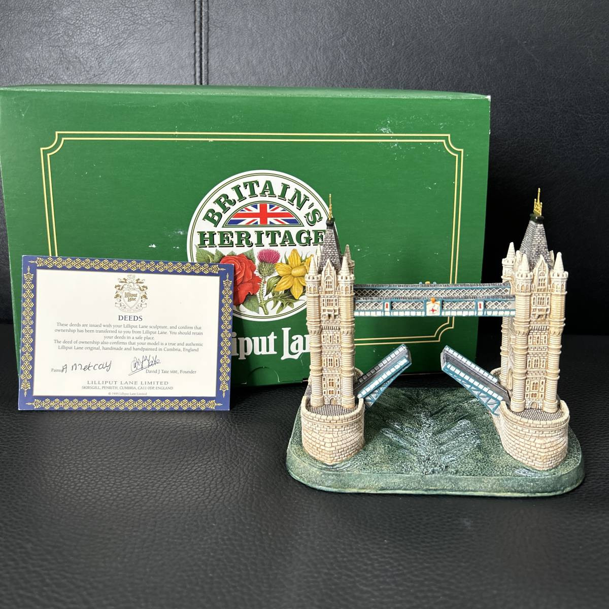 Lilliput Lane Tower Bridge 1998 Diorama Britain's Heritage | eBay