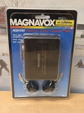 Magnavox AQ6490 Personal Stereo Cassette Player Headphones SEALED - NEW 1990's