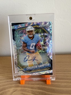 2025 Panini Prizm Rookies Choice #/100 Omarion Hampton #355 Rookie Auto RC