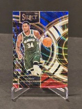 2023-24 Panini Select  Giannis Antetokounmpo #141 Red White Blue Prizm