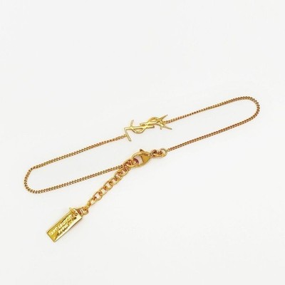 Saint Laurent Goldarmband mit YSL Logo 5VSLA34381 139716904