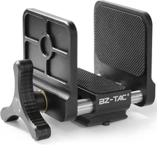 Tactical Gun Rifle Clamp Shooting Tripod Rest, Aluminum Tripod Mount Head with 1