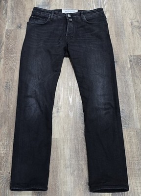 Jacob Cohen Men's Size 34 Faded Black Style 688 Premium Edition Luxury Denim 
