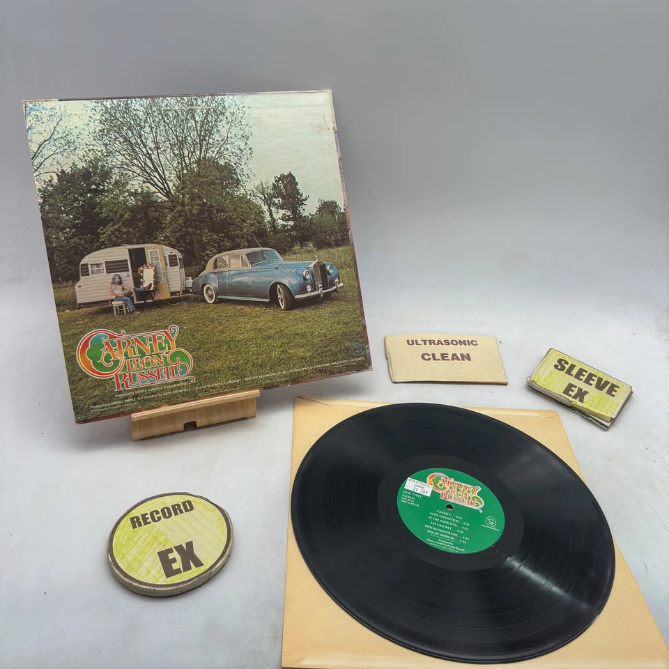 Leon Russell- Carney EX/EX Ultrasonic Clean1972 Vinyl Record Foto 3 de 3